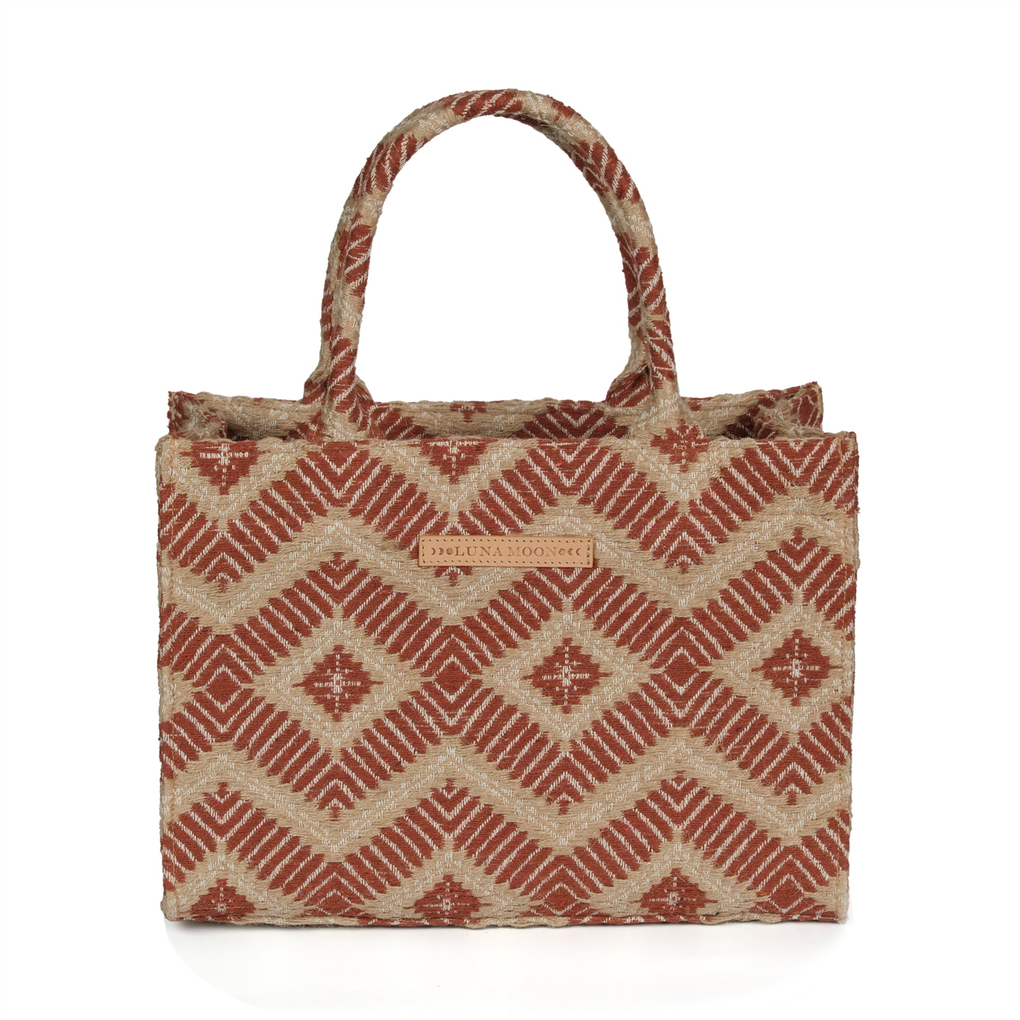Luna Moon Mid Tote - La Rambla Bag Terracotta