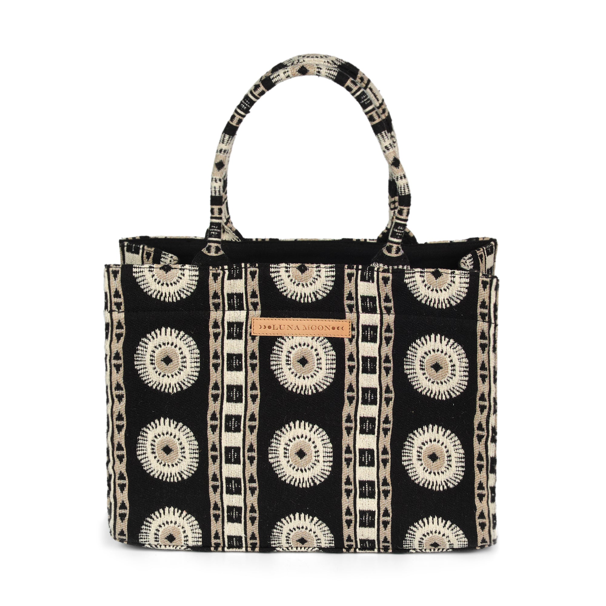 Luna Moon Mid Tote - Palma Bag Black