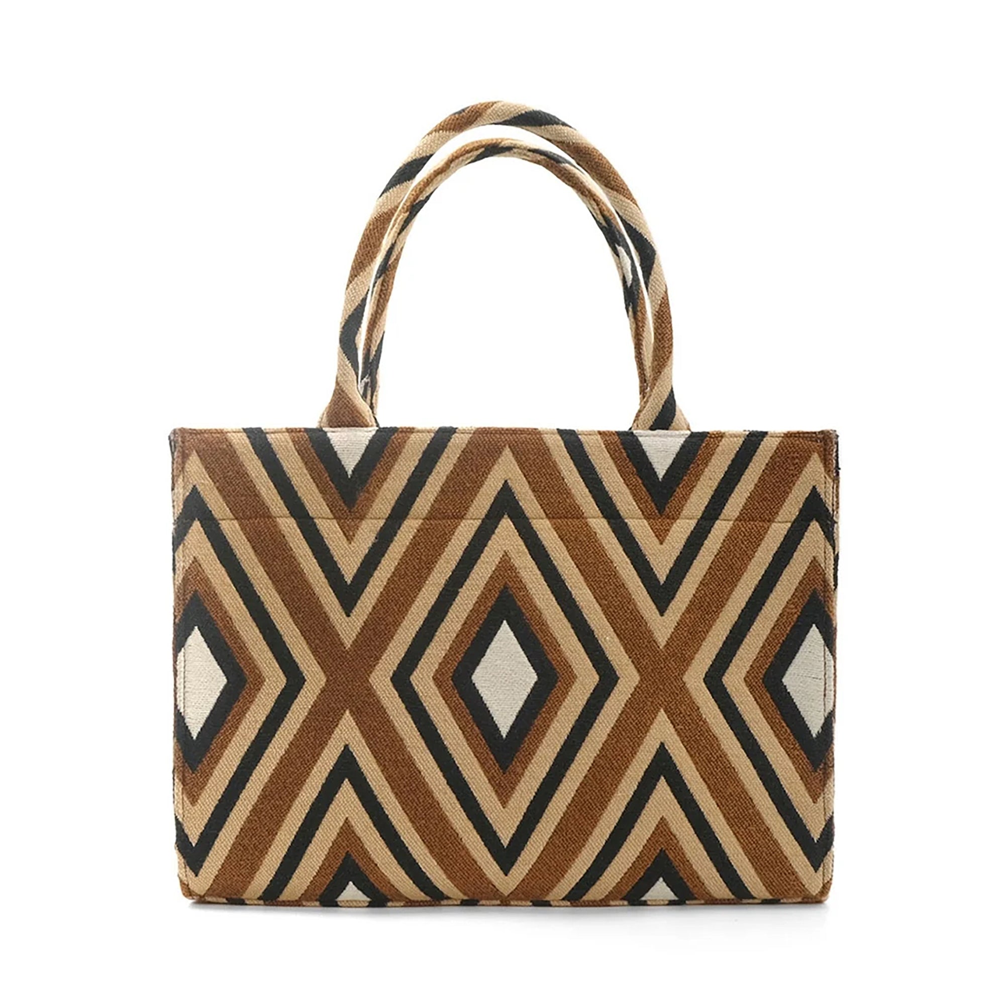 Luna Moon Mid Tote - Rua Augusta Tote bag Caramel - camel - black
