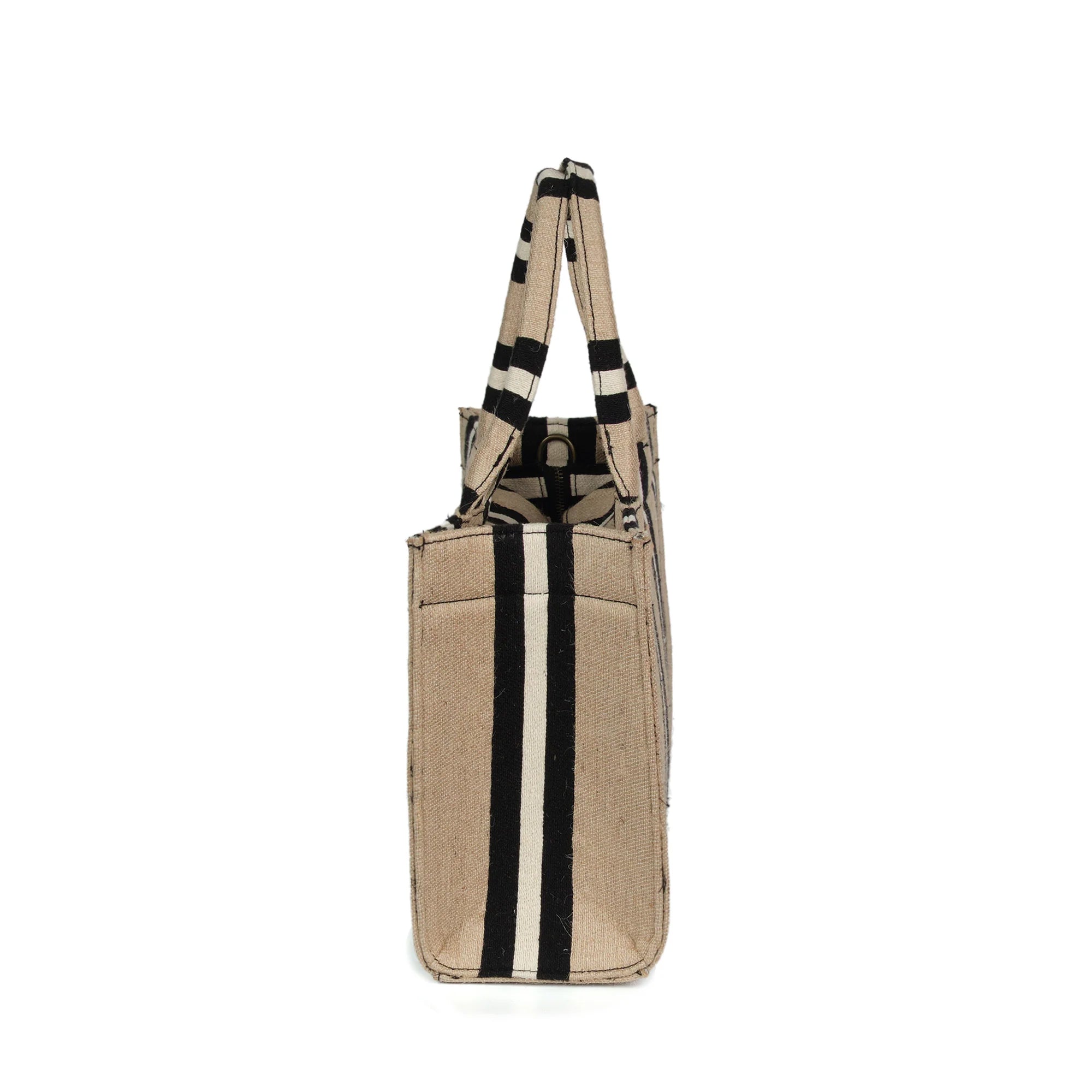 Luna Moon Mid Tote - Svinkloev Bag Jute - black