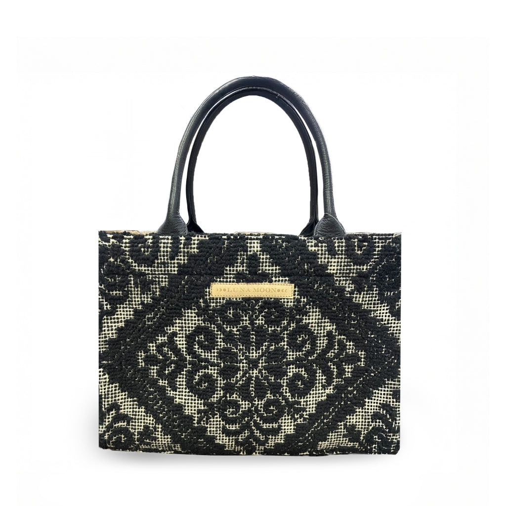 Luna Moon Mid Tote - Tilos Tote bag Black