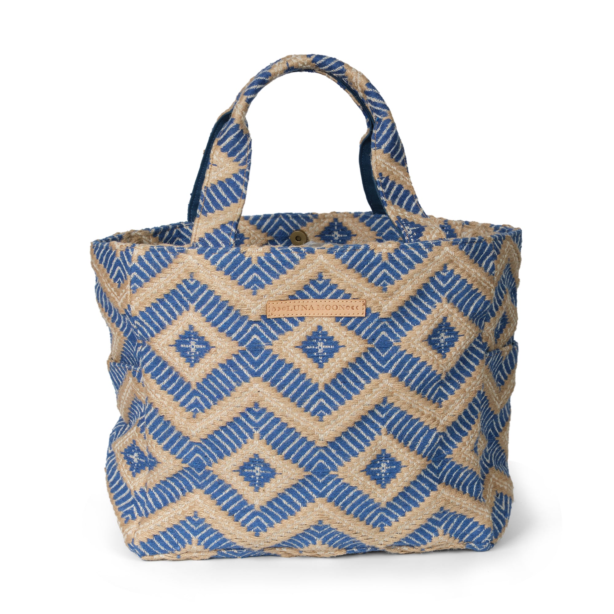 Luna Moon Middy shopper - La Rambla Bag Greek blue
