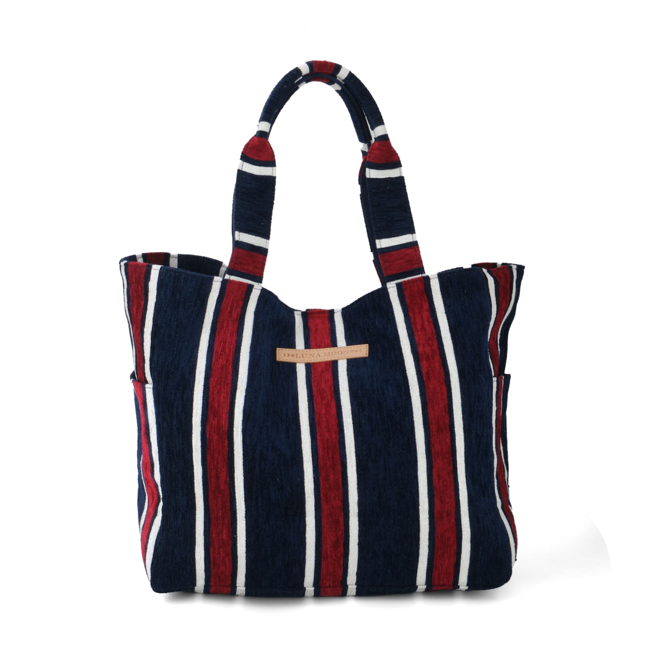 Luna Moon Middy shopper - Le Marais Bag Blue-Red combi