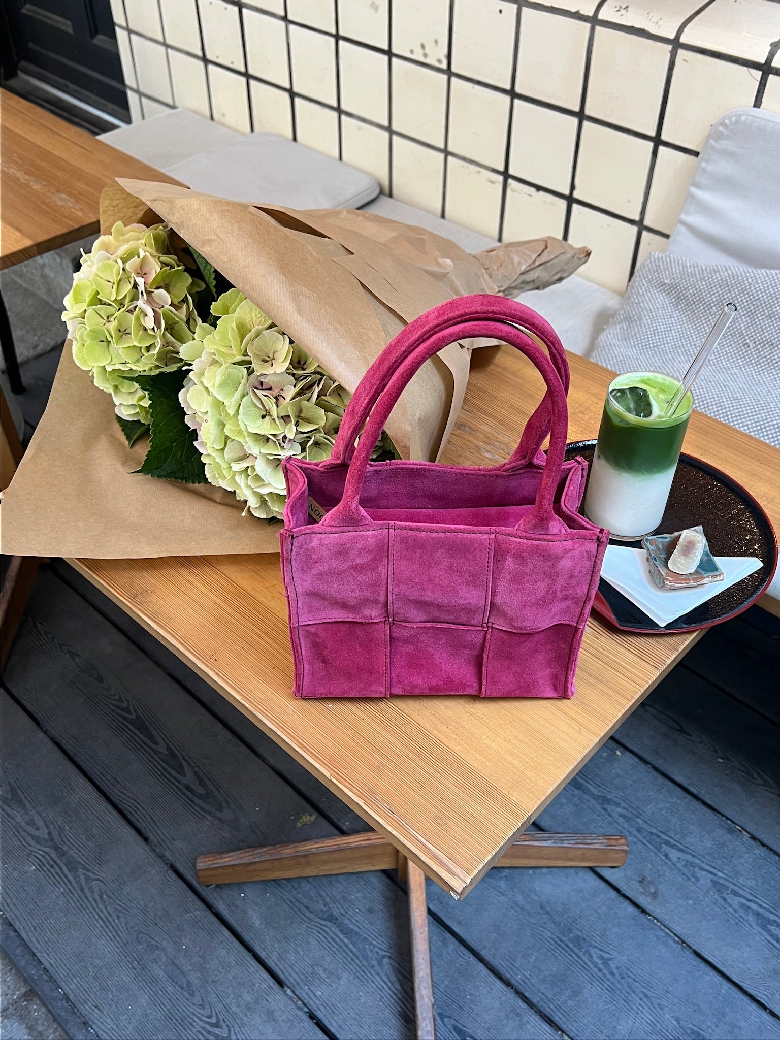 Luna Moon Mini Tote - Cervino Vista Tote bag Pink Sangria
