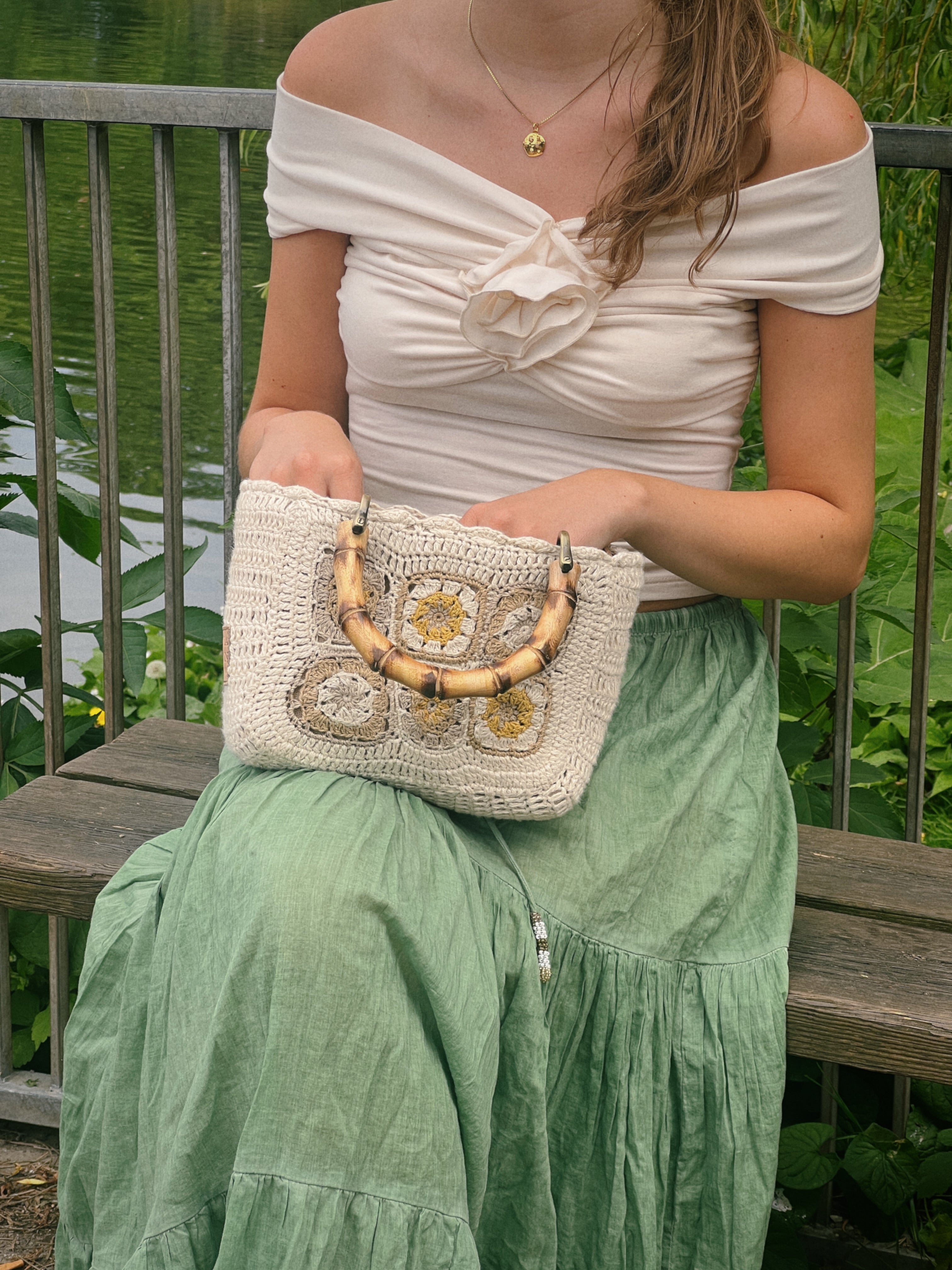 Luna Moon Mini Tote - Matala Bag Ivory