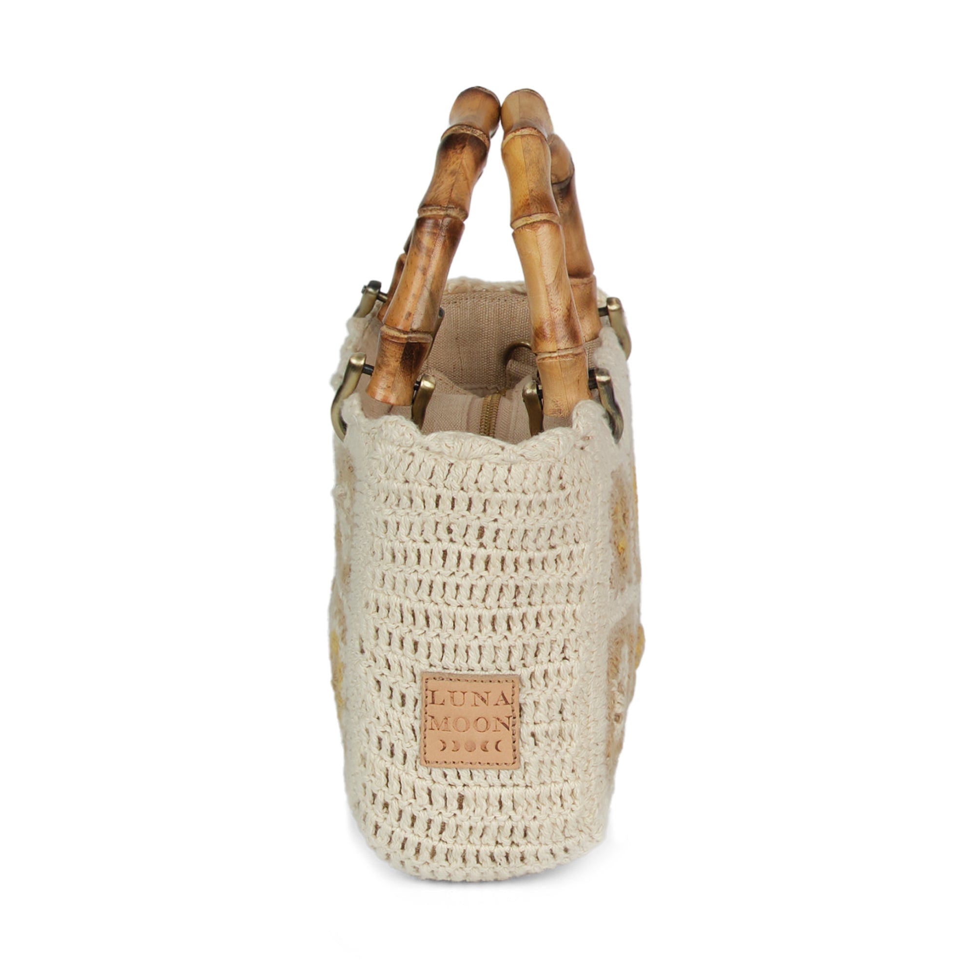 Luna Moon Mini Tote - Matala Bag Ivory