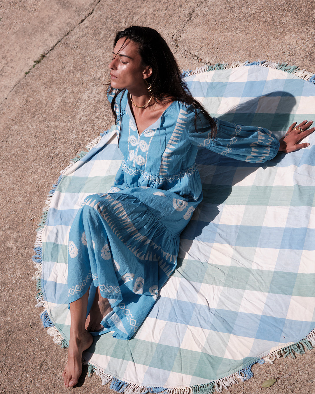 Luna Moon Palma - Dress Apparel Aquamarine