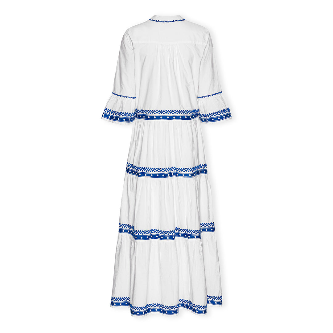 Luna Moon Santorini - Maxi Dress Apparel Greek blue