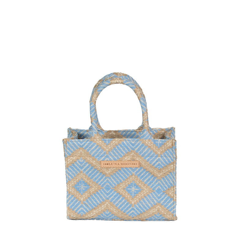 Luna Moon Small Tote - La Rambla Tote bag Aquamarine