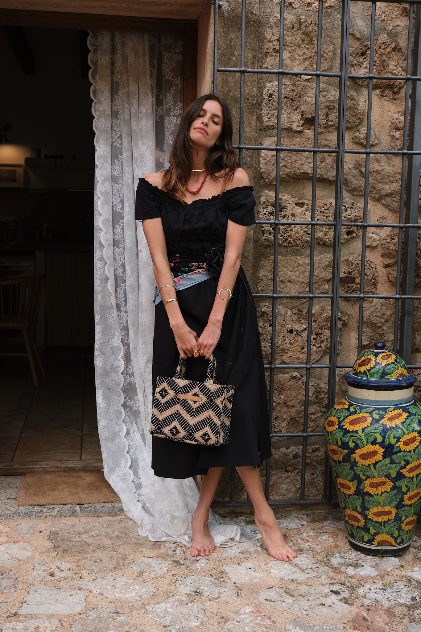 Luna Moon Small Tote - La Rambla Bag Black