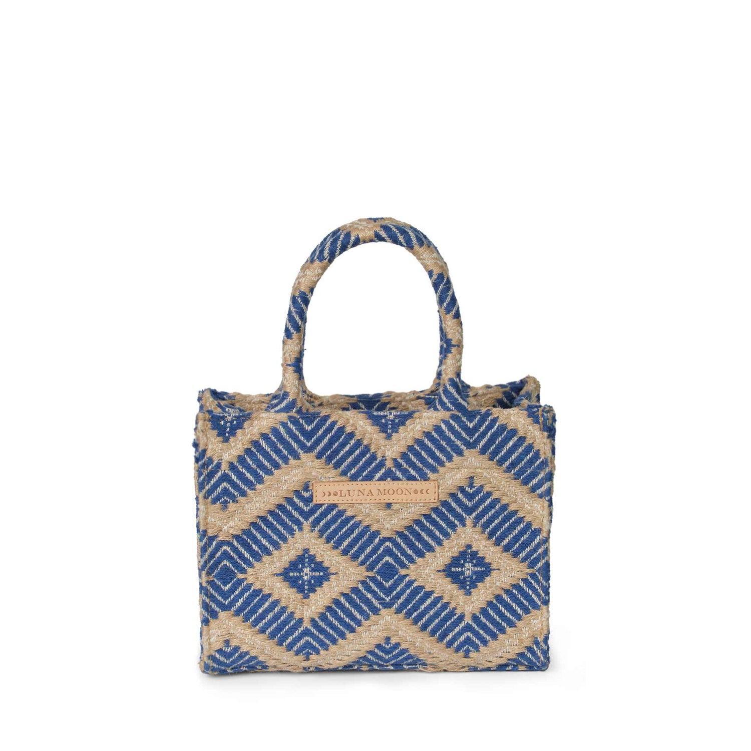 Luna Moon Small Tote - La Rambla Bag Greek blue
