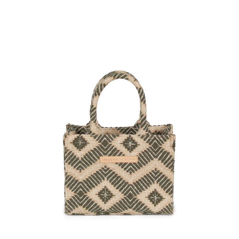 Luna Moon Small Tote - La Rambla Tote bag Olive