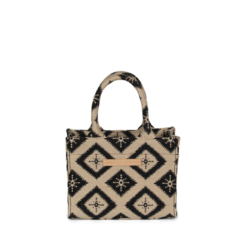 Luna Moon Small Tote - Rue Rivoli Tote bag Jute - black