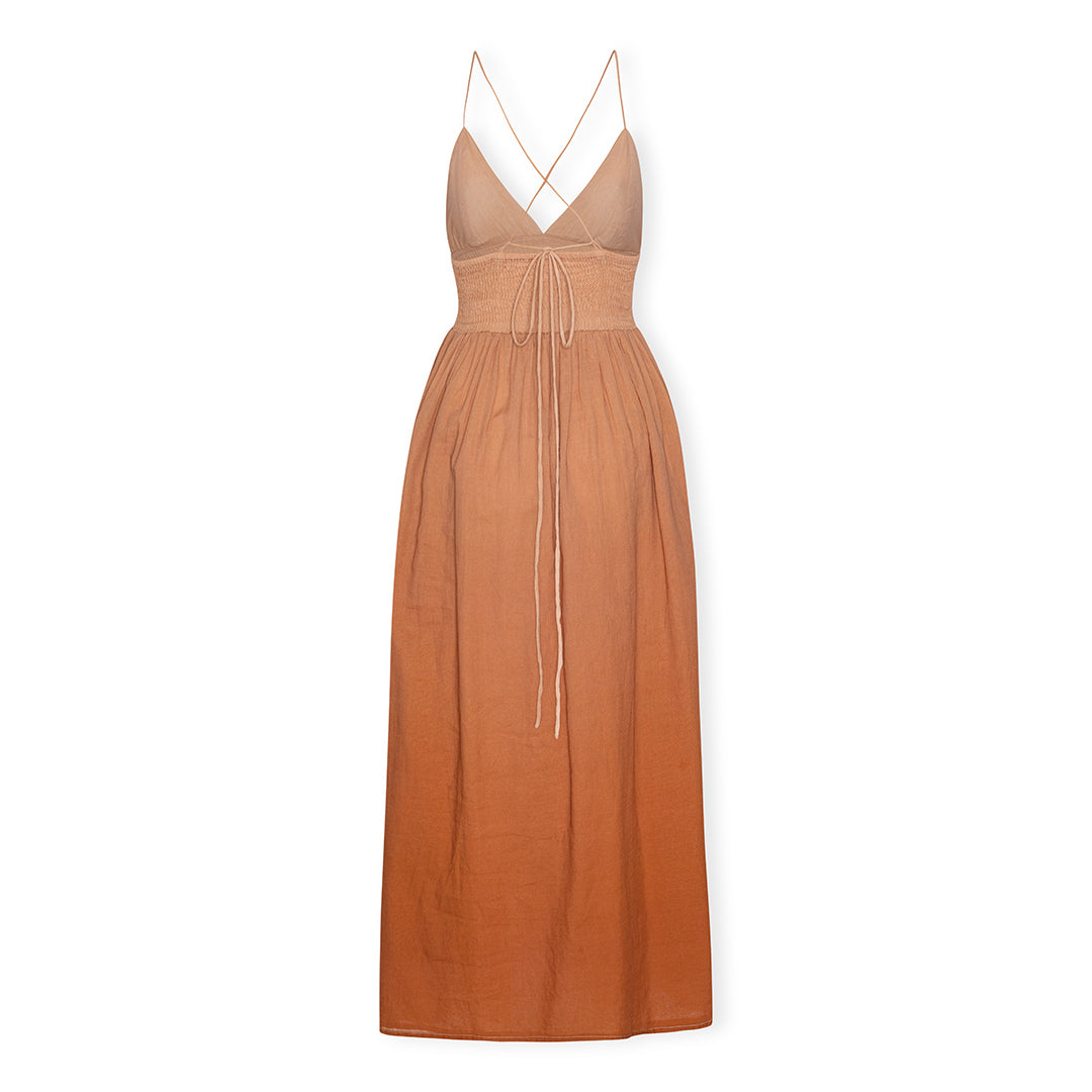 Luna Moon Sorento - Slip Dress Apparel Terracotta