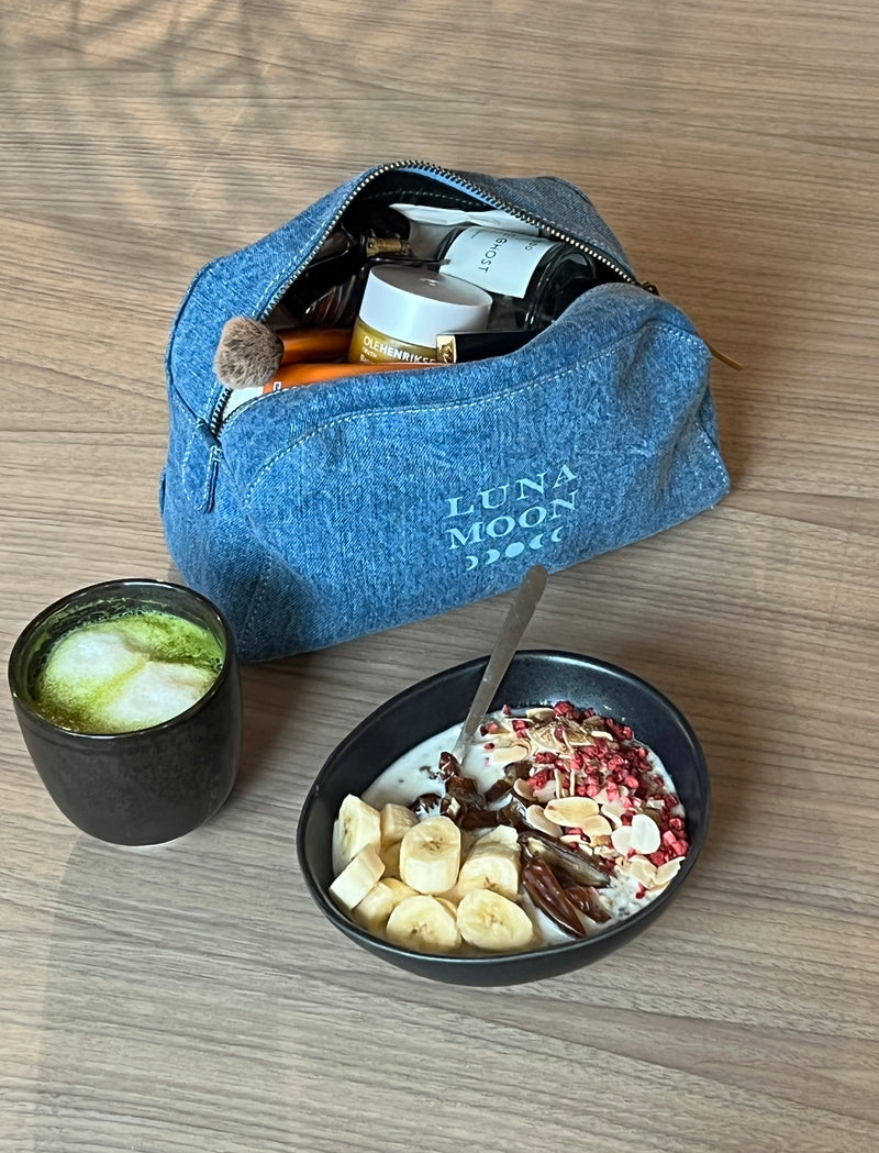 Luna Moon Toiletry bag - Camden Accessory Denim washed