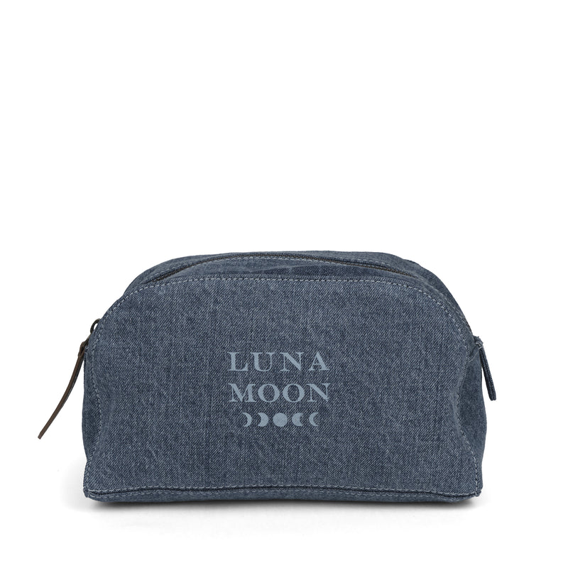 Luna Moon Toiletry bag - Camden Accessory Denim washed